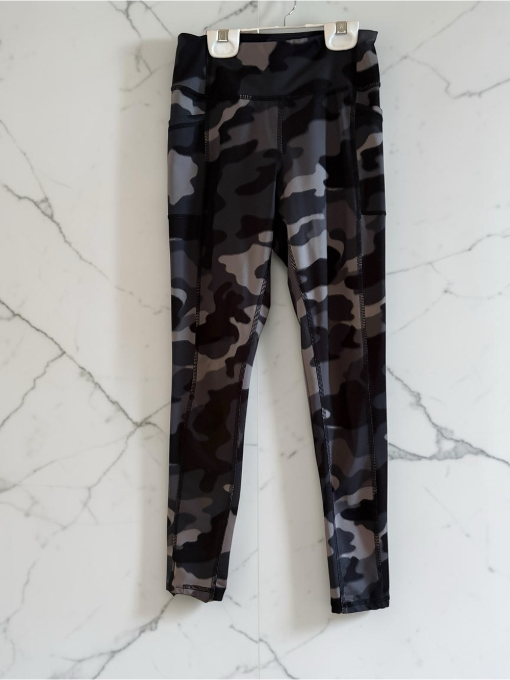 Z by Zella Black Camo Active Leggings w/ Pockets - Tween Girls